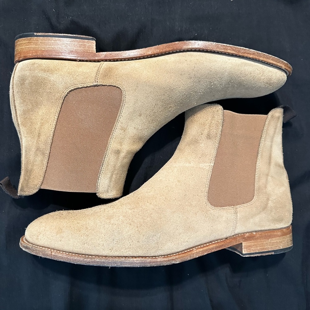Ankari floruss suede Chelsea boots